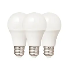 GENERICO - FOCO LED 15W BULB LUZ FRIA E27 265V PACK X 3