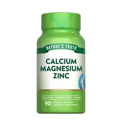 NATURE'S TRUTH - Calcio Magnesio Zinc - 90 cápsulas