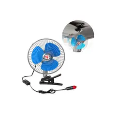 GENERICO - VENTILADOR PARA CARRO 12 V 8 PULGADAS 3 ASPAS