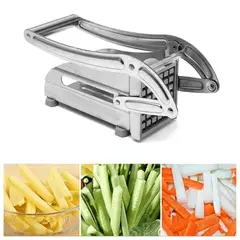 OEM - Prensa Cortadora de Papas y Verduras Profesional - Picador de Cocina en Acero Inox