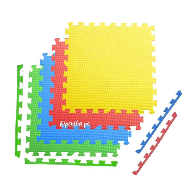 Piso Antigolpes EVA 60x60 Infantil Pack 4