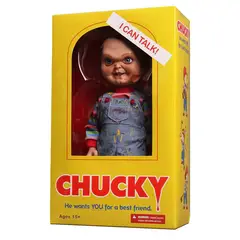 MEZCO - Child's Play Sneering Chucky (Talking Doll) (Figura de 40 cms)