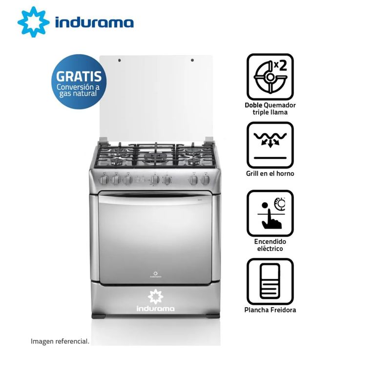 Cocina de 5 Quemadores Firenze Zafiro