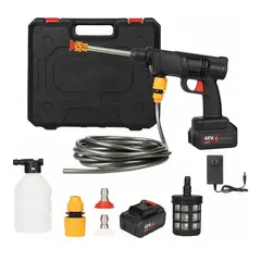 SEISA - Pistola de Agua Hidrolavadora Para Auto 48V de Alta Presión