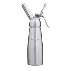 GENERICO - Sifón de aluminio 500 ml (0.5 Litros) para crema chantilly