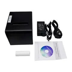 SEISA - Impresora Ticketera Térmica Papel 80mm USB CD Software para PC Laptop