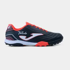 JOMA - Zapatillas Futbol Toledo Jr 2601 TF Negro Rojo