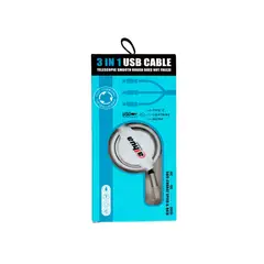 DAHUA - ADAPTADOR 3 EN 1 USB A ENTRADA TIPO-C LIGHTNING MICRO USB