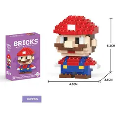 GENERICO - Brick Armable Mario 162 piezas