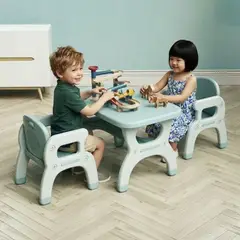 PERU IMPORTACIONES - Juego de mesa y 2 sillas infantil 1 a 6 años