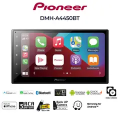PIONEER - Pantalla Tactil 6.8″ Apple CarPlay y Android Auto DMH-A4450BT