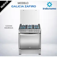INDURAMA - Cocina a Gas 6 Quemadores ZAFIRO GALICI