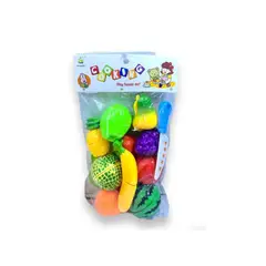 GENERICO - Juguete Set de Frutas y Verduras para Cortar