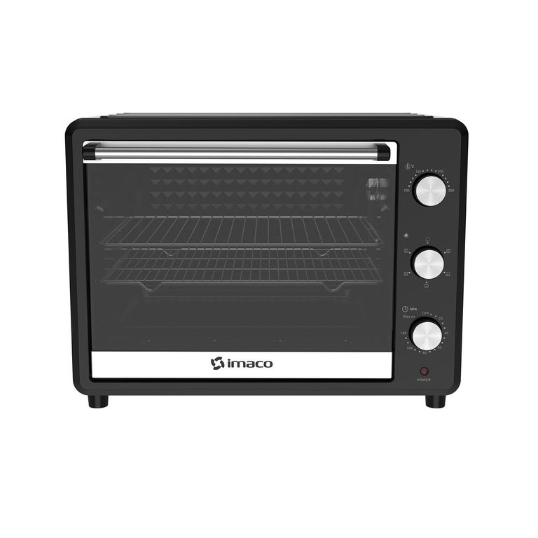 Horno eléctrico negro 55 litros c/rosticero HEB55R