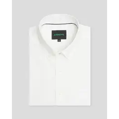 ANDREW'S TIES - Camisa Casual Manga Corta - Blanco