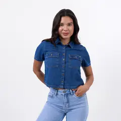 TAYSSIR - BLUSA - SOLARA DENIM CAMISERO