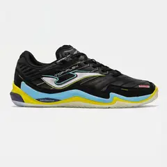 JOMA - Zapatillas Futbol Sala Top Flex Ultimate 2601 IN Negro Celeste