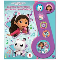 DISNEY CLASICOS - Libro con sonidos Canta Canciones con Gaby - 6 Botones