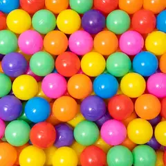 GENERICO - Ciento de pelotas de colores para piscina de pelotas