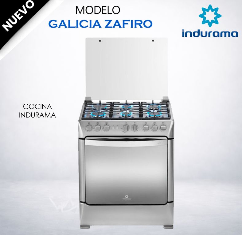 Cocina a Gas 6 Quemadores ZAFIRO GALICI