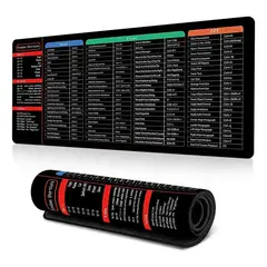 GENERICO - Mouse Pad Gamer medida 80x30cm XL Diseño Excel Grande