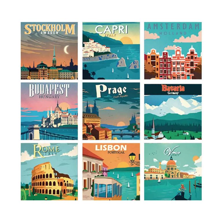 LISTELO VINIL VINTAGE X 9 UND