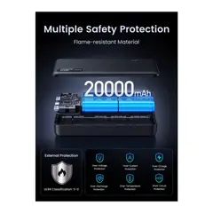 UGREEN - POWER BANK 20.000 mAh Cargador Carga Rapida Portatil 20W PB312