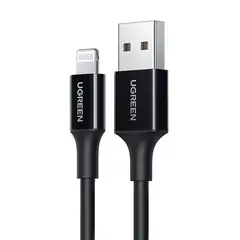 UGREEN - Cable USB-A a Lightning 1 Metro 2.4A MFi Carga Rápida 480Mbps US155