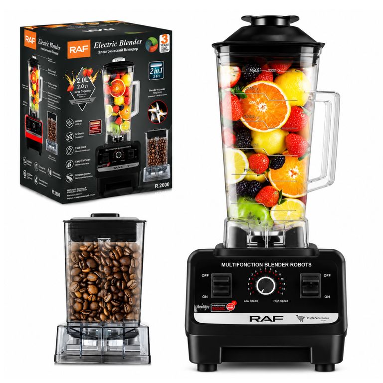 Licuadora Eléctrica 2.5L Multifuncional 2400 W