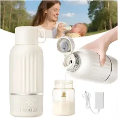 DAUER - Termo Calentador Portátil PRO + Cargador Rápido 36W Acero Grado Médico SUS316L