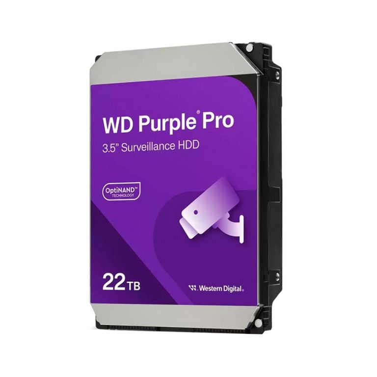 DISCO DURO WD PURPLE PRO 22TB SURVEILLANCE 7200RPM P-N WD221PURP
