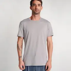 DROP THE LABEL - Polo Hombre Gris 100% Pima