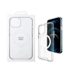 GENERICO - CASE FUNDA MAGSAFE TRANSPARENTE PARA IPHONE 13 PRO