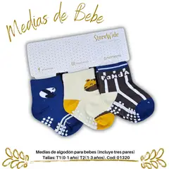 GENERICO - Medias para bebe trick pack