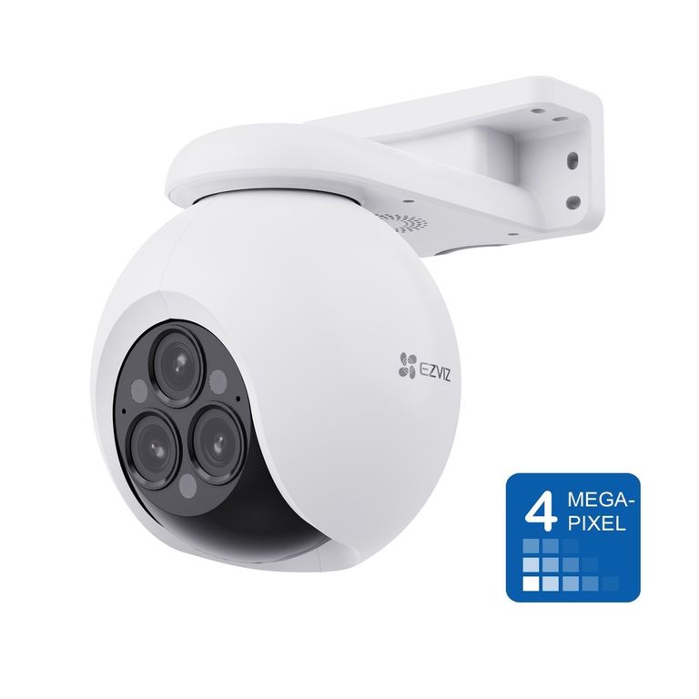 Camara de Exterior H80F Zoom 12X Triple Lente 4MP 2K+