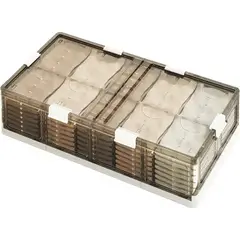 EVERSO - Cajas Organizadoras Plegables Apilables Con Tapa Con Ruedas