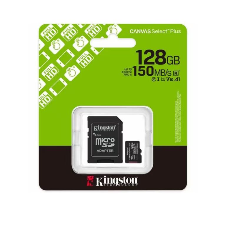 MEMORIA MICROSD 128GB CANVAS SELECT PLUS 150MB/S CLASE 10