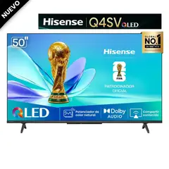 HISENSE - Televisor Smart Full HD 50 Pulgadas QLED 50Q4SV