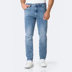 PIONIER - Pantalon Moda Fritzz Denim Stretch Hombre