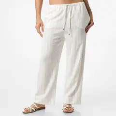 SQUEEZE - Pantalon Moda Malafiag Lino Mujer