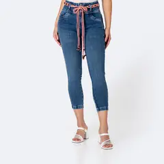 PIONIER - Pantalon Moda Hitomii Denim Stretch Mujer