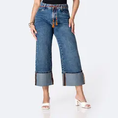 PIONIER - Pantalon Basico Damaryh Denim Mujer
