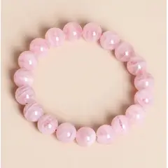 GENERICO - Pulsera de Cuarzo Rosa