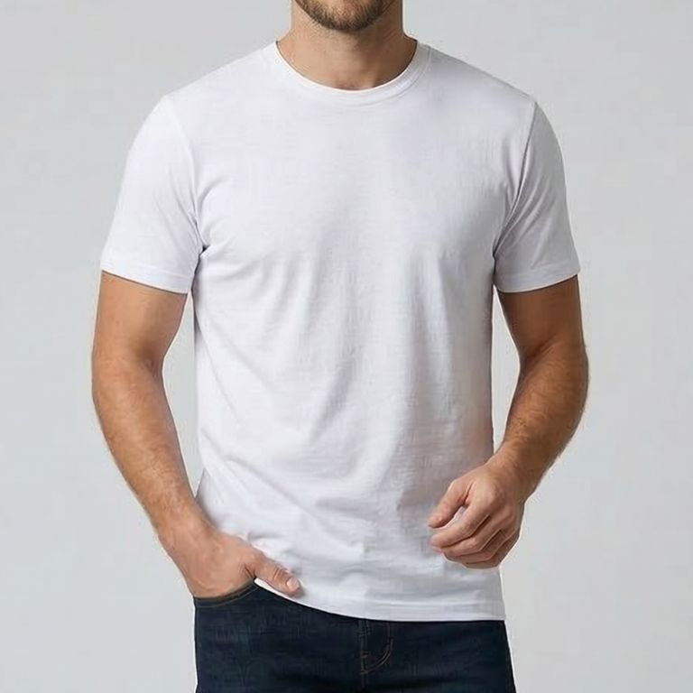 Polo Básico Hombre Algodón Regular Fit Blanco