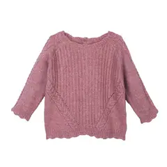 PILLIN - Chompa Bebé Niña Ciruela TALLA 3