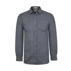 ROCKFORD - Camisa Hombre Linen Azul