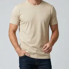 GENERICO - Polo Básico Hombre Algodón Regular Fit Beige