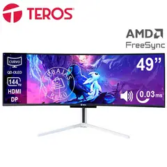 TEROS - Monitor Curvo Gaming TE-4920G 49 QD-OLED 144Hz