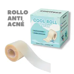 GENERICO - Rollo médico anti acné de Hidrocoloide y Acido salicilico - Cool Roll - mide 1.80m -- Coolface