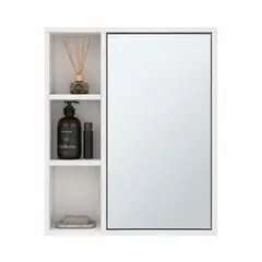 PELIKANO - Botiquin De Baño Select Blanco Melamina 60x50cm